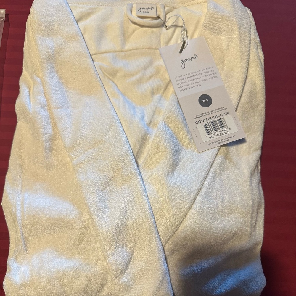 Goumi Women’s Robe - White XS/S